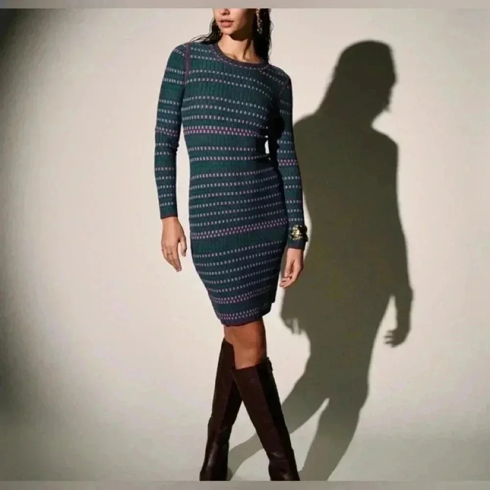 Diane Von Furstenberg Harry Knit Jacquard Dress
